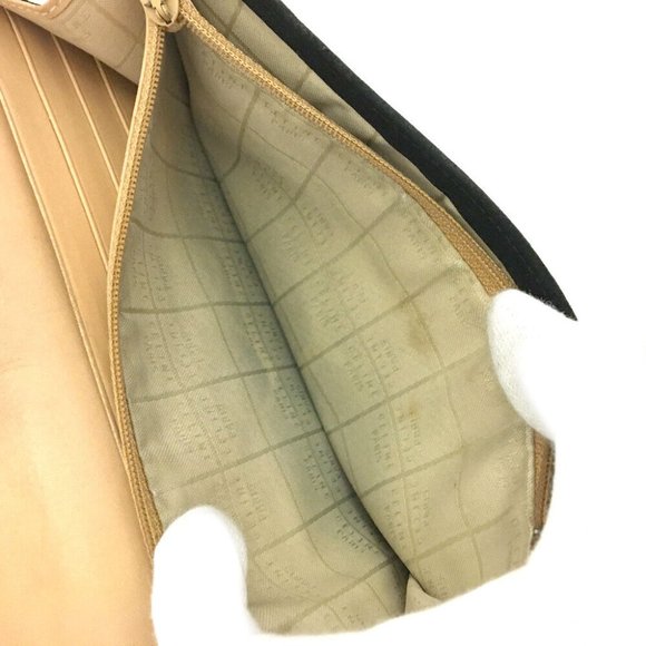 CELINE C Macadam Suede Leather Long Bifold Wallet - Picture 7 of 8